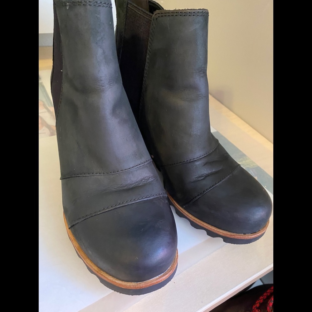 Sorel Lea Wedge Bootie In Black - image 8